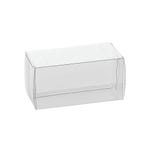 Caja rectangular PVC transparente 8x5x5 cm - 200 unidades