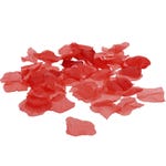 Pétalos de rosa 5x5 cm rojos - 150 unidades