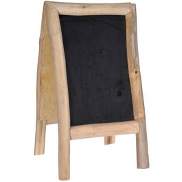 Caballete pizarra doble cara 50x100 cm natural/negro Caballete pizarra doble cara 50x100 cm natural/negro
