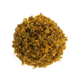 Colgante bola musgo 10 cm amarillo Colgante bola musgo 10 cm amarillo