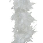 Boa de plumas 150 cm blanca