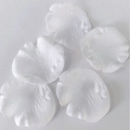 Pétalos de rosa 4,5 cm blancos - 100 unidades Pétalos de rosa 4,5 cm blancos - 100 unidades