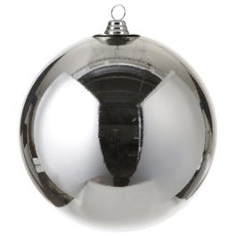 Bola Navidad 20 cm plata brillo Bola Navidad 20 cm plata brillo
