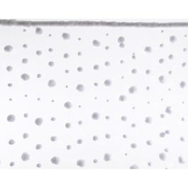 Cortina bolitas de nieve 90x200 cm blanca Cortina bolitas de nieve 90x200 cm blanca
