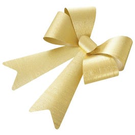 Lazo gofrado PVC 50,8x66 cm oro Lazo gofrado PVC 50,8x66 cm oro