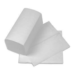 Toallitas zig-zag 24x20 cm blancas - 200 unidades Toallitas zig-zag 24x20 cm blancas - 200 unidades