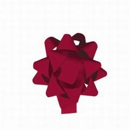 Estrella adhesiva 10 mm Ø5 cm granate - 60 unidades Estrella adhesiva 10 mm Ø5 cm granate - 60 unidades