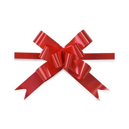 Lazos automáticos 19 mm Ø10 cm rojo - 100 unidades Lazos automáticos 19 mm Ø10 cm rojo - 100 unidades