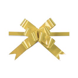 Lazos automáticos 31 mm Ø10 cm oro - 100 unidades Lazos automáticos 31 mm Ø10 cm oro - 100 unidades