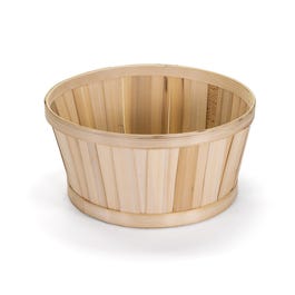 Cesta bambú redonda Ø25 cm madera natural Cesta bambú redonda Ø25 cm madera natural