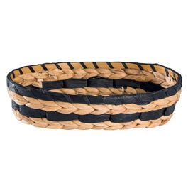 Cesta ovalada 31x20,5x7,5 cm negro/marrón Cesta ovalada 31x20,5x7,5 cm negro/marrón