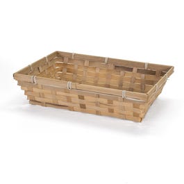 Cesta bambú rectangular 30x20x7 cm natural Cesta bambú rectangular 30x20x7 cm natural