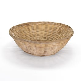 Cesta bambú redonda 31x8 cm natural Cesta bambú redonda 31x8 cm natural