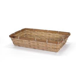 Cesta bambú rectangular 38x24x8 cm natural Cesta bambú rectangular 38x24x8 cm natural