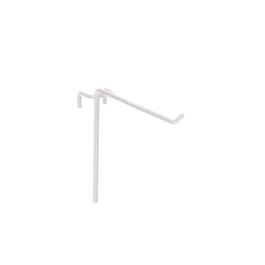 Gancho reja simple 12,5 cm blanco Gancho reja simple 12,5 cm blanco
