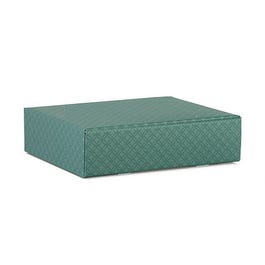 Caja plana 3 botellas separador matelasse 34x28x9,5 cm eucalipto Caja plana 3 botellas separador matelasse 34x28x9,5 cm eucalipto