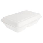 Caja de bagazo blanco 3 comp con tapa adosada