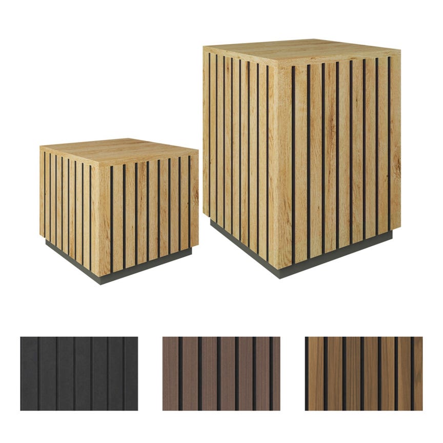 Podio Pequeño o Grande Vertigo T03 MDF negro Imagen del Producto