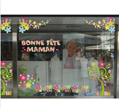 Adhesivos Día de la Madre para escaparate
