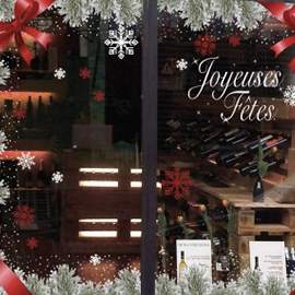 Adhesivo de Navidad para escaparate