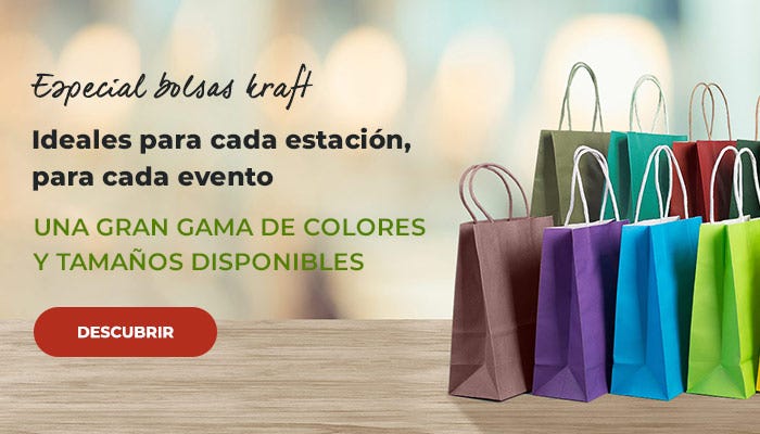 Descubre toda la colección de bolsas para tiendas.
